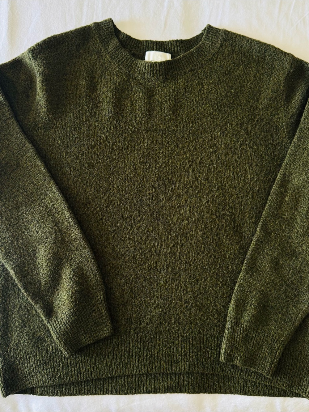 H&M Women's Crewneck Sweater in Green Size XS